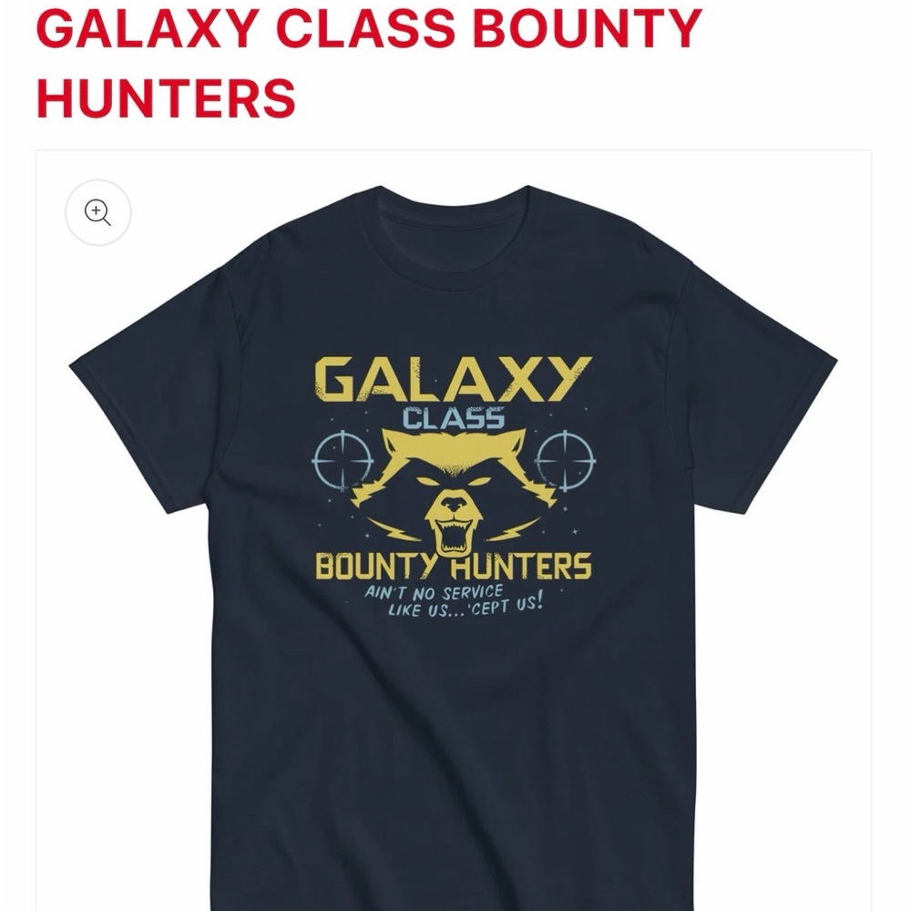 Guardians of the Galaxy size large Bounty Hunters T-Shirt - Snorg tees